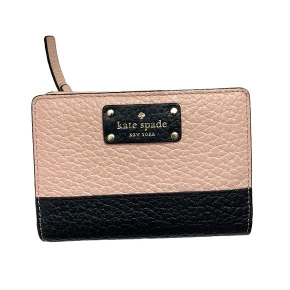 Kate spade pink black colorblock wallet